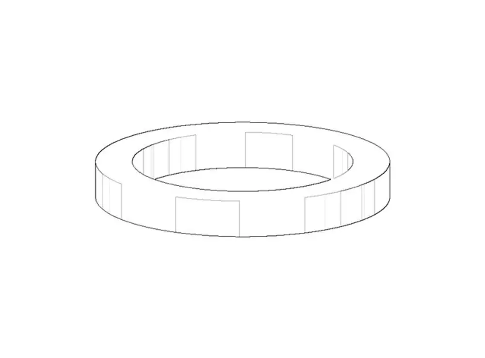 DORNBRACHT Dichtung EPDM 70 ERSATZTEILE 091405008 24,0 x 18,0 x 3,0 mm, 09140500890 Galeriebild 1